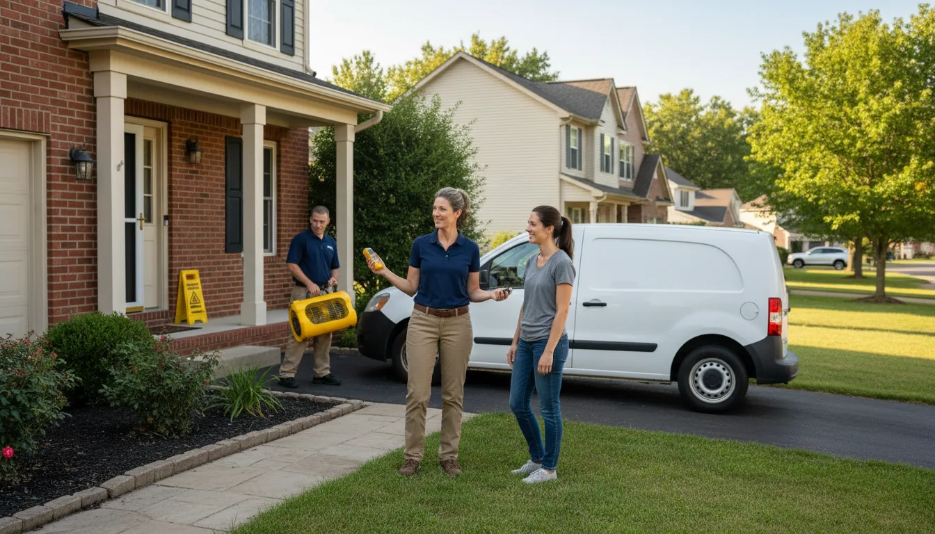 Water restoration image for Mildew Remediation in Green Springs, OH